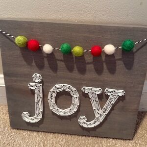 Christmas “Joy” Sign
